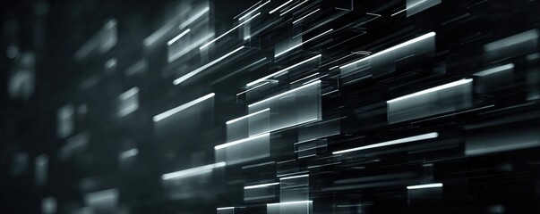 Wall Mural - digital background perfect for tech processes, neural networks, artificial intelligence, data transf