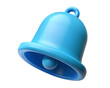 © Emu301 - Bright blue bell with clapper isolated on a transparent background notification alert