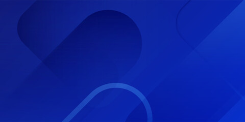 Wall Mural - blue abstract geometric background. modern overlaping shape. eps 10