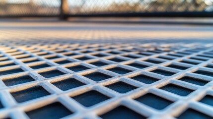 Abstract metal grid diamond pattern texture background industrial design