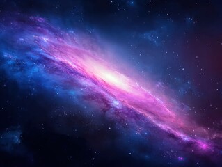 Wall Mural - Cosmic galaxy nebula space universe astronomy background with stars dust