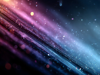 Wall Mural - blue purple color gradient blurred light background film grain texture, template with motion blur de