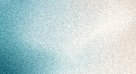 Wall Mural - light blue beige grainy background, pastel abstract gradient poster backdrop noise texture webpage h