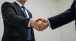 © Kristina - Two men shaking hands, symbolizing agreement and partnership. Professional collaboration and welcoming gesture for business meeting.