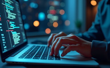 Programmer developer typing script source languages coding symbols  icon development project data programming software engineering IT technologies computer. 3d rendering. High quality