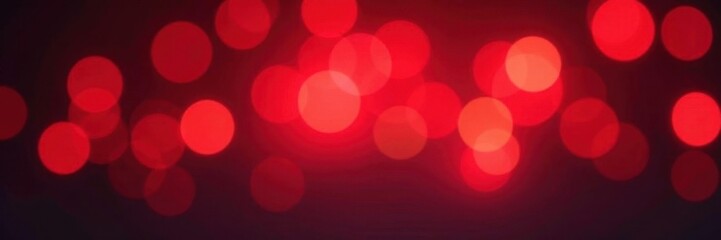 Abstract red bokeh lights, festive holiday glow, passion, design
