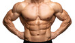 © abdul - Abs PNG, Muscular Male Torso Isolated, Transparent Background, Fitness and Bodybuilding Concept