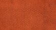 © Studio VIP - Terracotta orange raw canvas fabric macro, cross-weave texture and rustic folds, warm lighting for artisan branding and eco packaging visuals