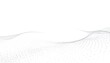 © Faqihan - Abstract white background with a futuristic digital wave network
