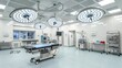 © sanwar - Modern operating room with surgical equipment isolated on transparent background