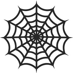 spider web silhouette vector illustration