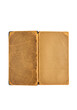 © Justins - Illustration of Open Vintage Book Pages with Textured Brown Background