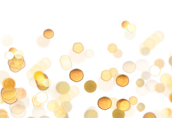Wall Mural - abstract camera lens flare effect cutout on transparent background