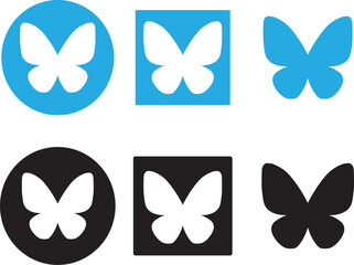 Bluesky icon set.Stock vector editorial collection, bluesky icon isolated illustration,

