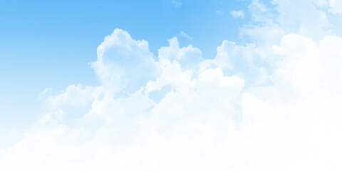 Wall Mural - the vast blue sky and clouds sky