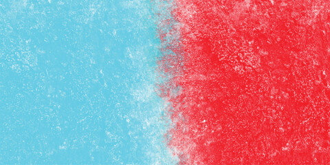 Wall Mural - artistic two-toned texture background with abstract blend of red and blue splatter effects for creat