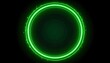 © arifyoga32 - Green glowing circular frame