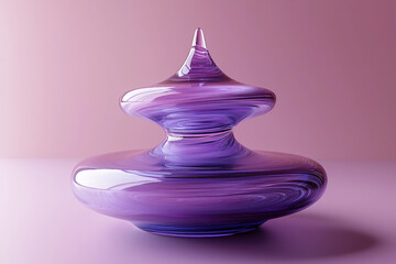 Wall Mural - abstract shape 3d elements on a vivid background, generative ai