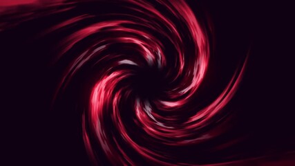 Wall Mural - Abstract animation of a swirling vortex of vibrant red light trails against a dark background.