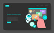 © inspiring.team - Interactive Smart Content Feed Vector Illustration