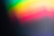 © ZMC-Studio - light leak overlay effect with blur rainbow light leaks,retro noisy film texture light leak flare on black background,abstract colorful background