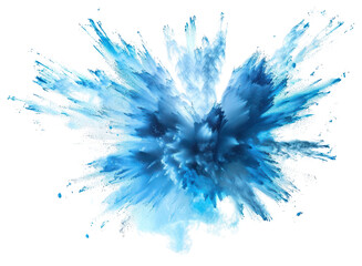 Wall Mural - png light blue explosion art fireworks graphics.