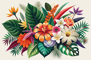  floral background with flowers