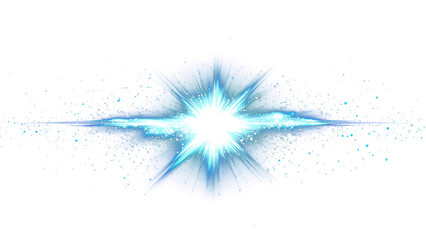 Wall Mural - png an isolated grow white blink light effect phenomenon fireworks explosion.