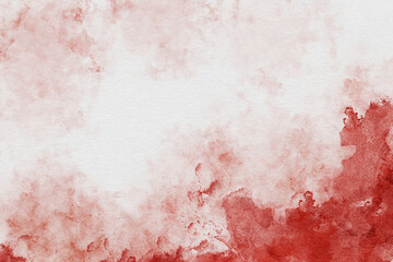 Wall Mural - Pink soft watercolor abstract background. Hand-drawn stain artistic texture for poster, card, cover, banner, invitation.