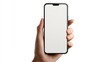 © acilll - Hand holding blank smartphone display