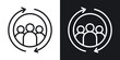 © ramsey - Customer retention icon vector pictogram. UI. EPS10. - Vector
