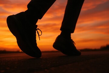 Wall Mural - a dance with nature's palette at sunset