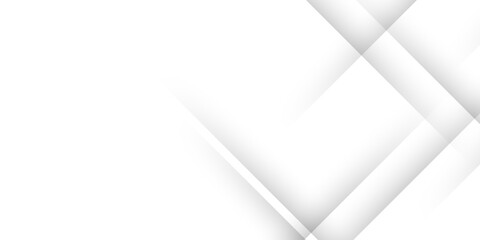 Wall Mural - White abstract background geometry shine and 3D layer element vector for presentation design. abstract pattern design Space design concept Suit for business, landing page, wallpaper background.