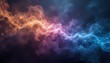 © penpak - Mesmerizing abstract smoke background, a colorful swirl of patterns and textures