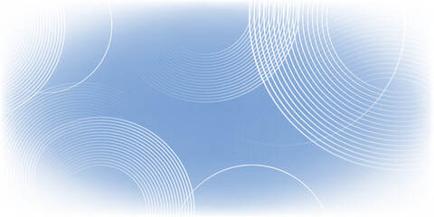 Wall Mural - abstract blue background with circle lines shape. modern future digital technology concept. eps 10 v