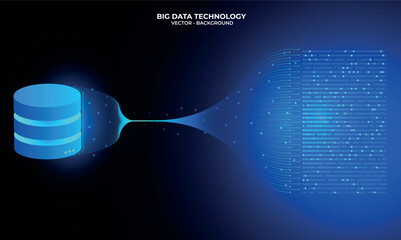 Multicolored futuristic wavelines fiber and digital data flow in a room with a glowing server transmitting data. Server room futuristic network connection background. blue coloured. Technology concept