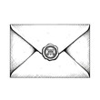 © chandan - Envelope with wax seal letter vintage