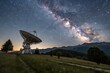 © MD. MONJURUL ISLAM - Radio telescope under the milky way galaxy