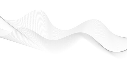 Wall Mural - abstract grey wavy lines background. abstract background with business lines background.