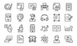 © MDTANVIR - 24 Education and School Line Icons Classroom, Online Learning, Graduation, Science, Music, Language, and Study Tools Vector Icon Set for Teachers, Students, and Educational Projects