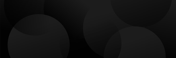 Wall Mural - abstract pattern black geometric banner design background.