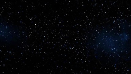 Wall Mural - starry night sky with countless sparkling stars on deep black background, cosmic space texture for a
