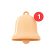 © chalindu - Notification bell with alert badge for social media updates and mobile app push messages