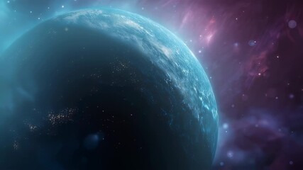 Wall Mural - Breathtaking view of the milky way galaxy with sunrise over planet earth from outer space, vibrant cosmic dust clouds, glowing stars, and stunning astronomical landscape in the vast universe