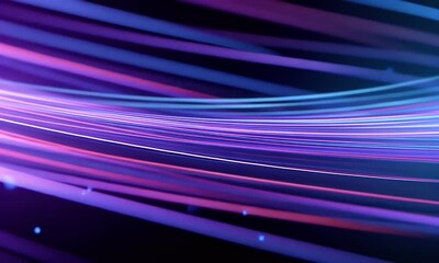Wall Mural - 
Abstract background with blue and purple lines of light in motion. Background for design,