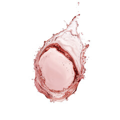 Wall Mural - ethereal blush liquid surge suspended in time creating captivating imagery with translucent