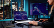 © Andrey Popov - Diligent Businesswoman Analyzing Stock Market Trends On Computer