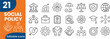 © Sony_Design - Collection of Social Policy Outline Icons