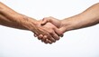 © Phoenix - Handshake between two businesspeople overlaid with digital network connections symbolizing partnership