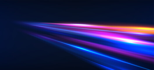 Wall Mural - Technology speed line graphic design background. line illustration. Vector Abstract technology circuit lines.